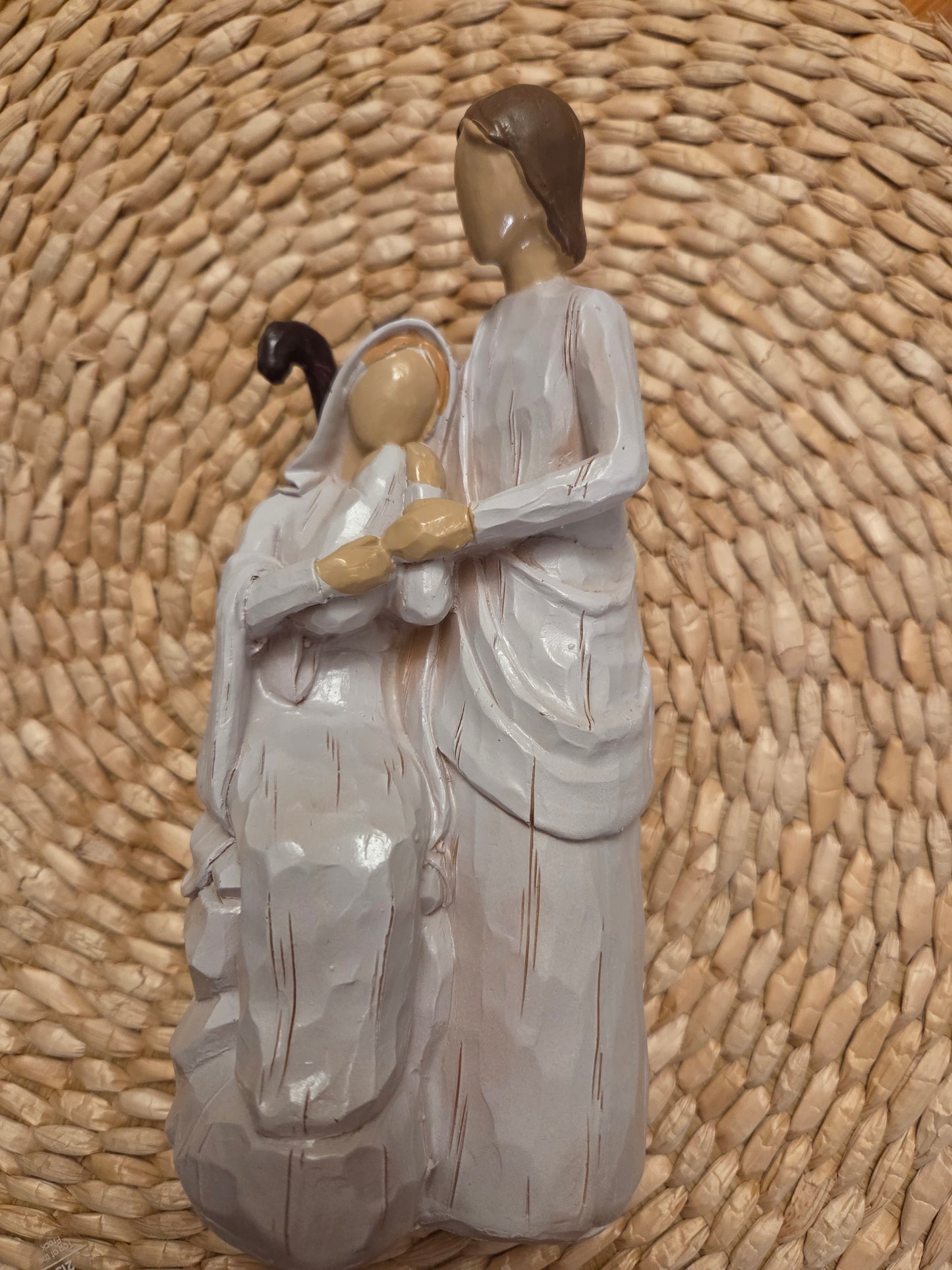 Sacred Family sculpture rustic