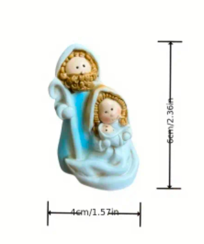 Holy Family together Nativity scene