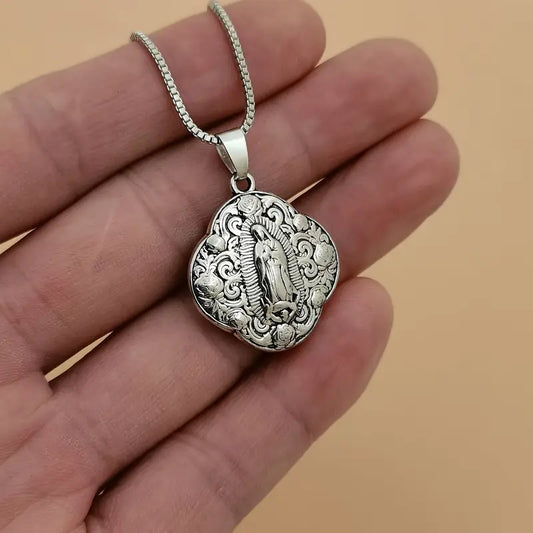 Necklace Virgin Mary Antique