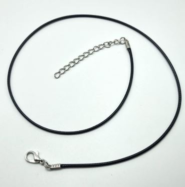Cord necklace faux leather