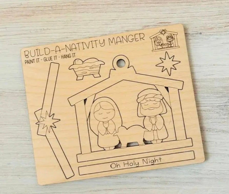 DIY Nativity Manger