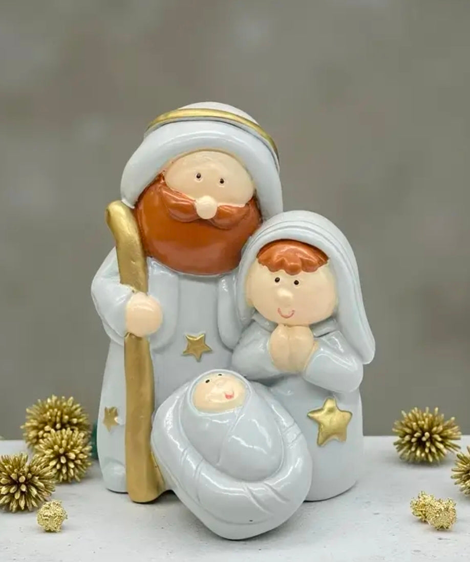 Golden Nativity scene