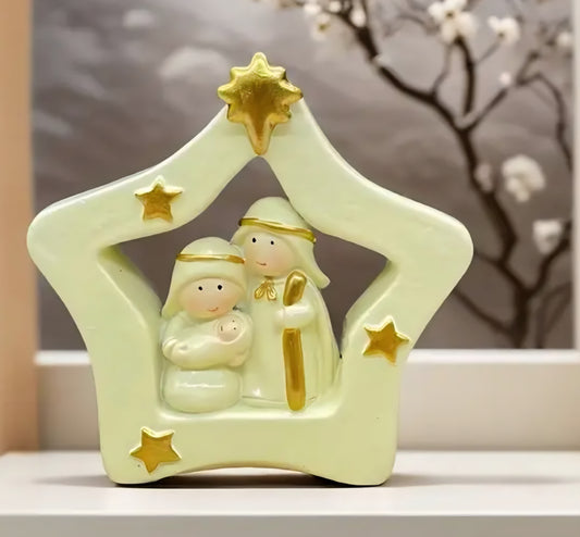 Star shape Nativity scene